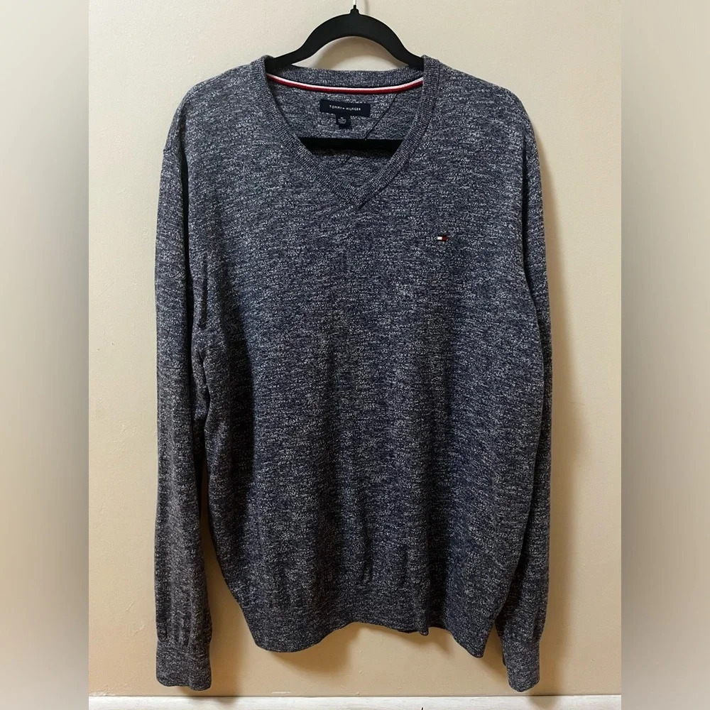 Tommy Hilfiger Pull Over Sweater- Blue- Men’s XL